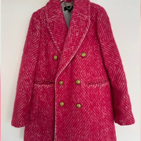 J. Crew Pink Pea Coat - Picture 4 of 10